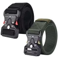Holsta Belt Alternative Quick Release Belt Nylon Webbing with Metal Buckle 125 cm x 3.5 cm