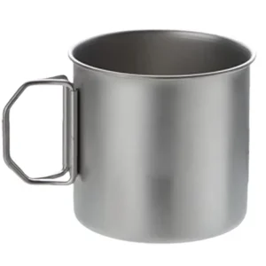 Titanium Coated Mug 550ml – 115g Tramping Cup & Small Camping Pot