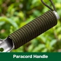 paracord handle on spade