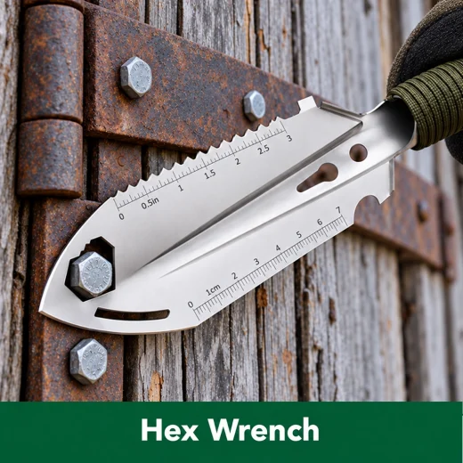 edc tool used as a wrench to remove a door hinge